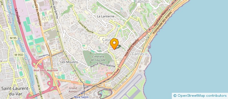 localisation de l'entreprise MONSIEUR SAMUEL JAMART à NICE