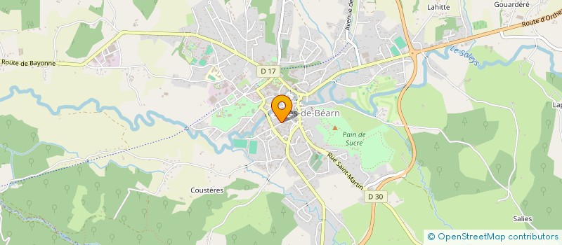 localisation de l'entreprise MONSIEUR SAMUEL JIMENEZ  OSSERAIN-RIVAREYTE