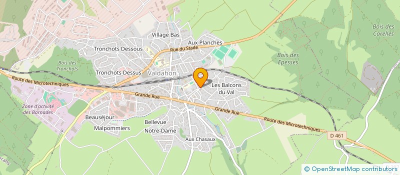 localisation de l'entreprise MONSIEUR SAMUEL JOLIOT  VALDAHON