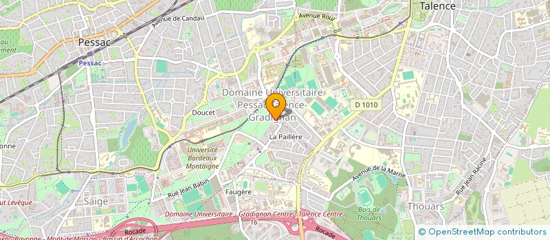 localisation de l'entreprise MONSIEUR SAMUEL JOUBERT à PESSAC