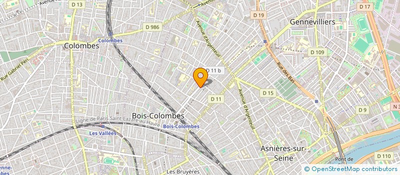 localisation de l'entreprise MONSIEUR SAMUEL JOUSSEAUME à BOIS-COLOMBES