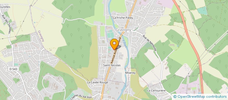 localisation de l'entreprise MONSIEUR SAMUEL JUILLOT à GRAVIGNY