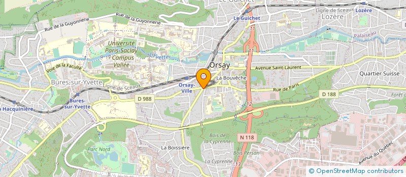 localisation de l'entreprise MONSIEUR SAMUEL KABAK à ORSAY