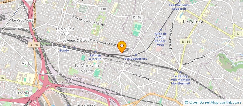 localisation de l'entreprise MONSIEUR SAMUEL KAMGA  BONDY