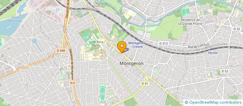 localisation de l'entreprise MONSIEUR SAMUEL KAPAE  MONTGERON