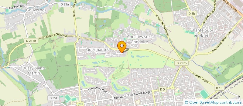 localisation de l'entreprise MONSIEUR SAMUEL KAPNA HENDJE  GUERMANTES