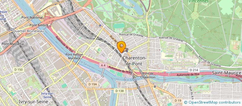 localisation de l'entreprise MONSIEUR SAMUEL KASSABI  CHARENTON-LE-PONT