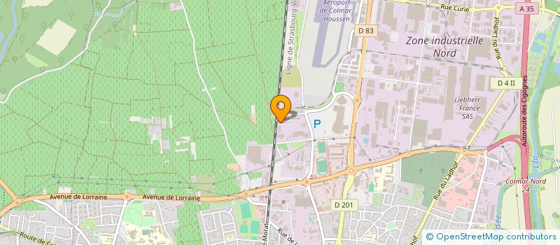 localisation de l'entreprise MONSIEUR SAMUEL KAUFFMANN  COLMAR