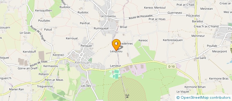 localisation de l'entreprise MONSIEUR SAMUEL KERHARO  GOULVEN