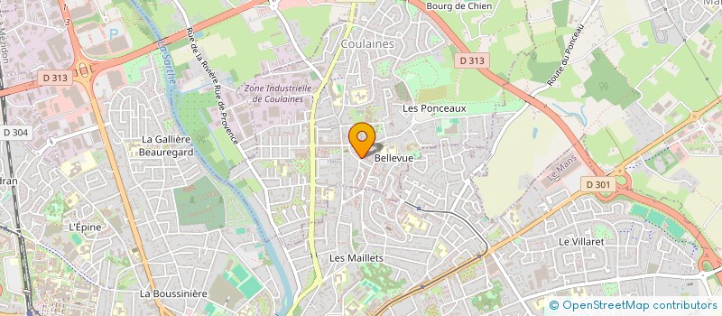 localisation de l'entreprise MONSIEUR SAMUEL KHARBERTYAN  COULAINES