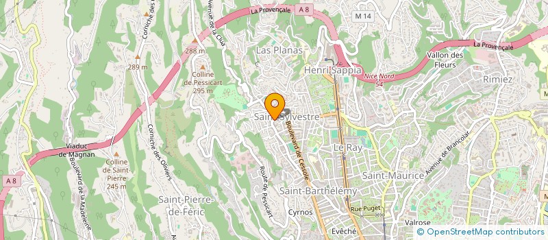 localisation de l'entreprise MONSIEUR SAMUEL KITOU à NICE
