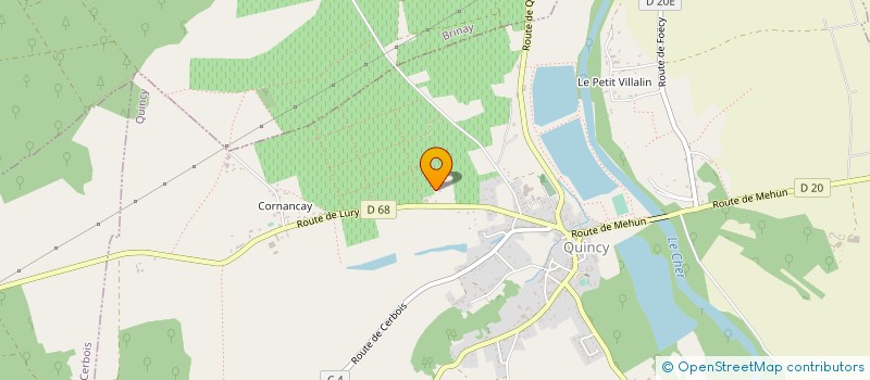 localisation de l'entreprise MONSIEUR SAMUEL KOEBEL  QUINCY