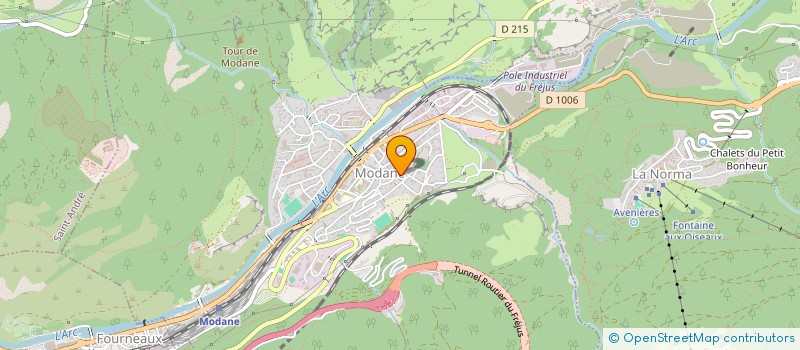 localisation de l'entreprise MONSIEUR SAMUEL LACHASSAGNE  MODANE