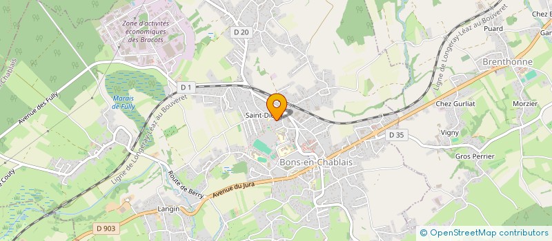 localisation de l'entreprise MONSIEUR SAMUEL LACHAUME à BONS-EN-CHABLAIS