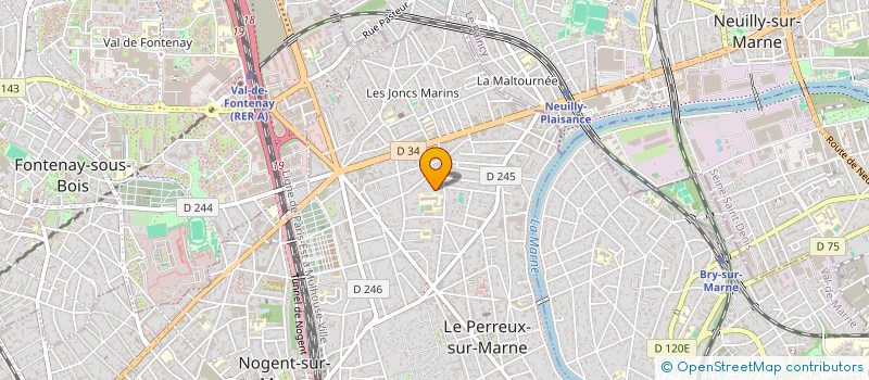 localisation de l'entreprise MONSIEUR SAMUEL LACHEKAR  LE PERREUX-SUR-MARNE