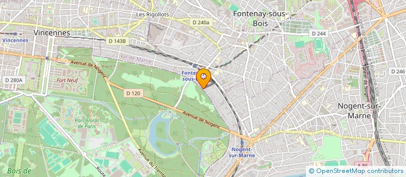localisation de l'entreprise MONSIEUR SAMUEL LACHKAR à FONTENAY-SOUS-BOIS