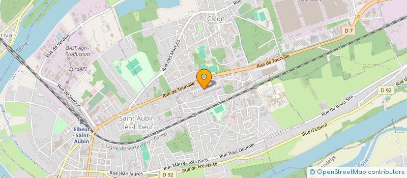 localisation de l'entreprise MONSIEUR SAMUEL LACLE  CAUDEBEC-LES-ELBEUF