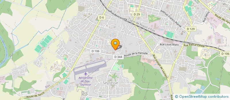 localisation de l'entreprise MONSIEUR SAMUEL LAGRAULA  DAX