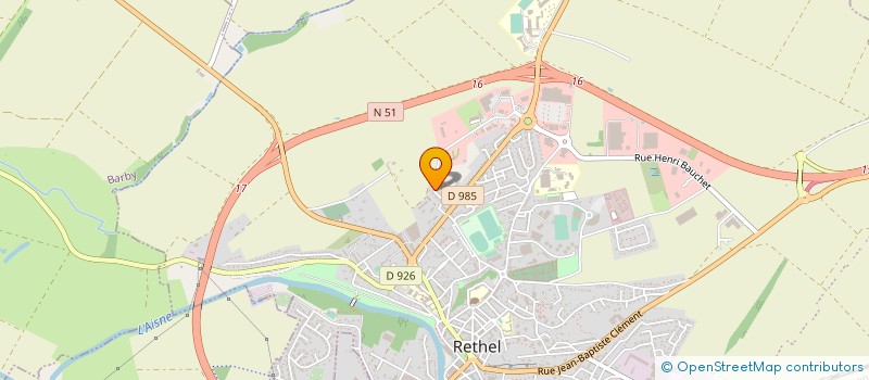 localisation de l'entreprise MONSIEUR SAMUEL LAIR  RETHEL