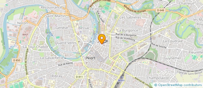 localisation de l'entreprise MONSIEUR SAMUEL LALEUF à NIORT