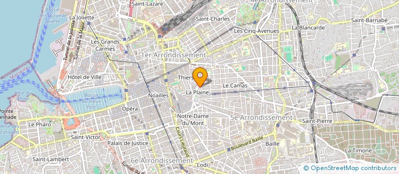 localisation de l'entreprise MONSIEUR SAMUEL LALOUM  MARSEILLE