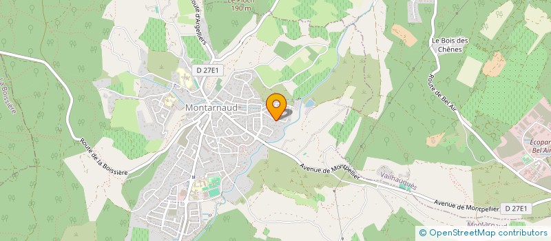 localisation de l'entreprise MONSIEUR SAMUEL LANGUMIER  MONTARNAUD