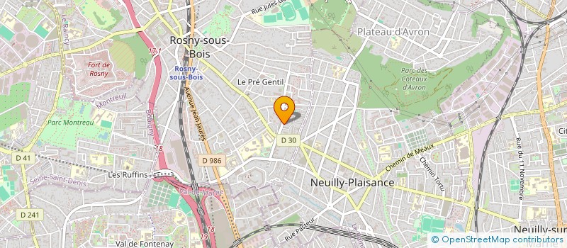 localisation de l'entreprise MONSIEUR SAMUEL LANTIDOR à ROSNY-SOUS-BOIS