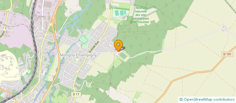 localisation de l'entreprise MONSIEUR SAMUEL LATOUCHE  MORIGNY-CHAMPIGNY