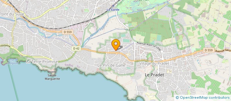 localisation de l'entreprise MONSIEUR SAMUEL LATTAQUE  LE PRADET