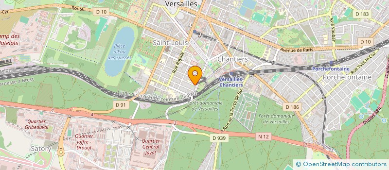 localisation de l'entreprise MONSIEUR SAMUEL LAUNAY à VERSAILLES