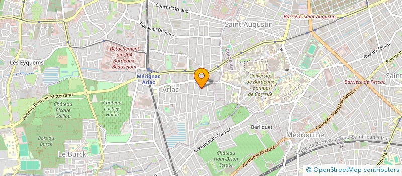 localisation de l'entreprise MONSIEUR SAMUEL LAURAND  MERIGNAC