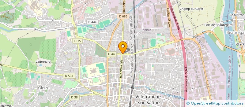localisation de l'entreprise MONSIEUR SAMUEL LAURON à VILLEFRANCHE-SUR-SAONE