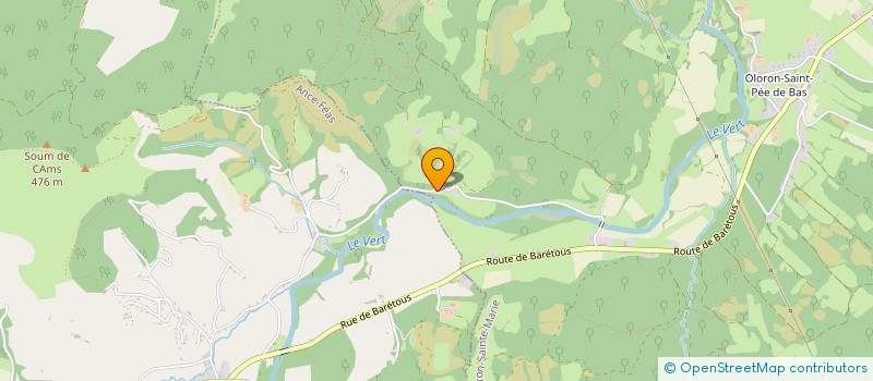 localisation de l'entreprise MONSIEUR SAMUEL LAVARDEZ  OLORON-SAINTE-MARIE