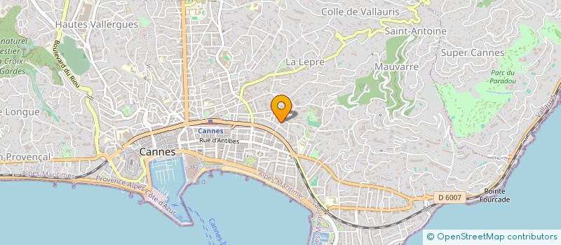 localisation de l'entreprise MONSIEUR SAMUEL LAZARO à CANNES