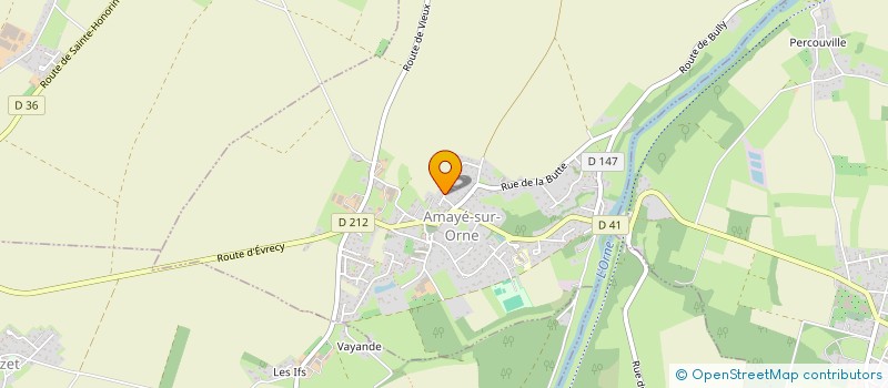 localisation de l'entreprise MONSIEUR SAMUEL LE BARH  AMAYE-SUR-ORNE