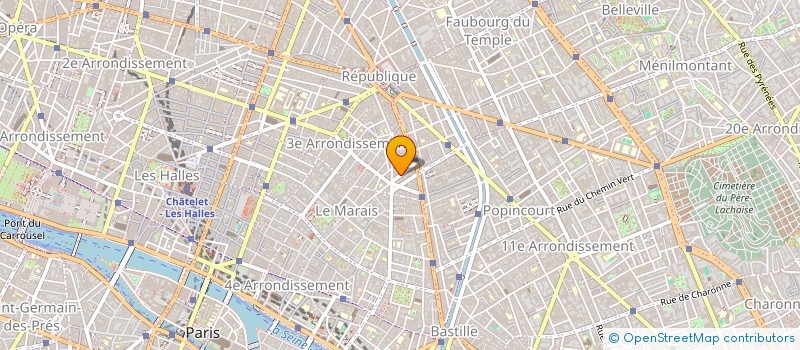 localisation de l'entreprise MONSIEUR SAMUEL LE COEUR  PARIS