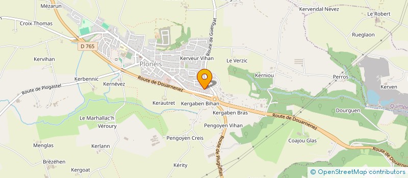 localisation de l'entreprise MONSIEUR SAMUEL LE FUR  PLONEIS