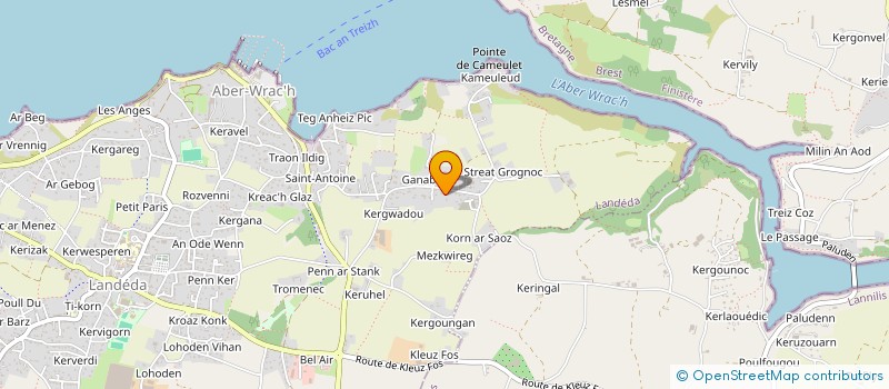 localisation de l'entreprise MONSIEUR SAMUEL LE TOLLEC  LANDEDA