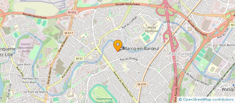 localisation de l'entreprise MONSIEUR SAMUEL LE VAILLANT  MARCQ-EN-BARUL