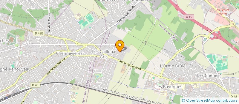 localisation de l'entreprise MONSIEUR SAMUEL LEBOUCHER  HERBLAY-SUR-SEINE