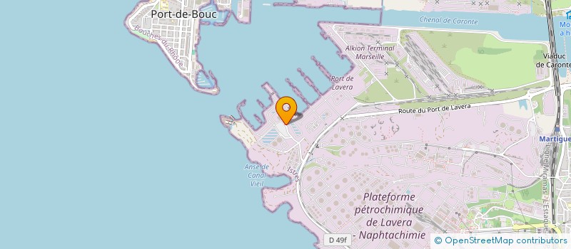 localisation de l'entreprise MONSIEUR SAMUEL LECLERCQ  MARTIGUES