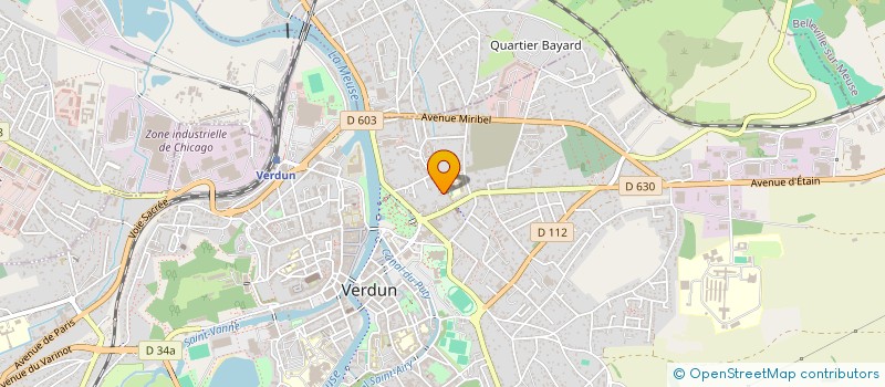 localisation de l'entreprise MONSIEUR SAMUEL LEFORT à VERDUN