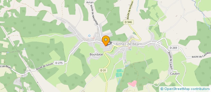 localisation de l'entreprise MONSIEUR SAMUEL LEGENDRE  ARTHEZ-DE-BEARN