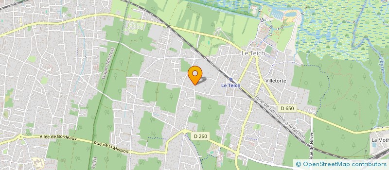 localisation de l'entreprise MONSIEUR SAMUEL LELIEVRE  LE TEICH