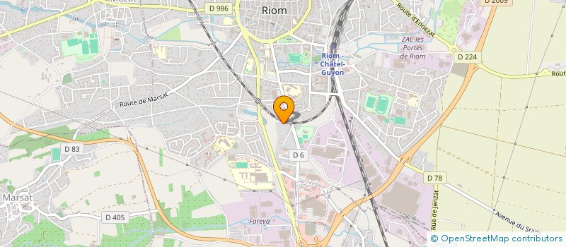 localisation de l'entreprise MONSIEUR SAMUEL LEMAIRE  RIOM