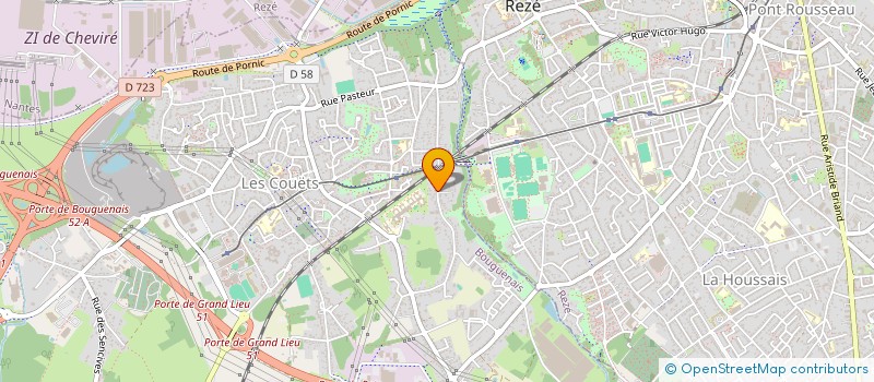 localisation de l'entreprise MONSIEUR SAMUEL LEMARIE  BOUGUENAIS