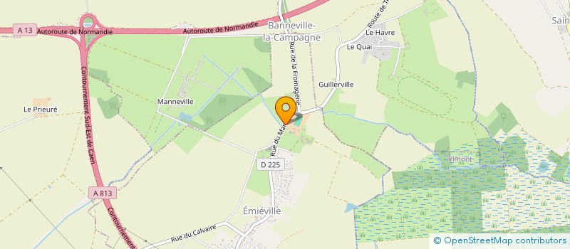 localisation de l'entreprise MONSIEUR SAMUEL LEPAGNEUL  EMIEVILLE