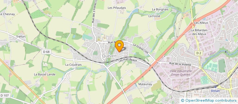 localisation de l'entreprise MONSIEUR SAMUEL LERIBAULT à QUEVERT