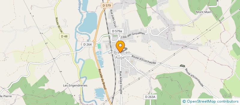 localisation de l'entreprise MONSIEUR SAMUEL LEVACHER  LE BREUIL-EN-AUGE