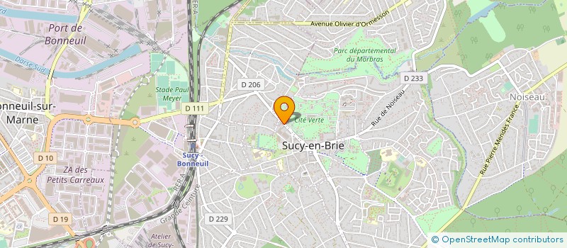 localisation de l'entreprise MONSIEUR SAMUEL LEVENT à SUCY-EN-BRIE